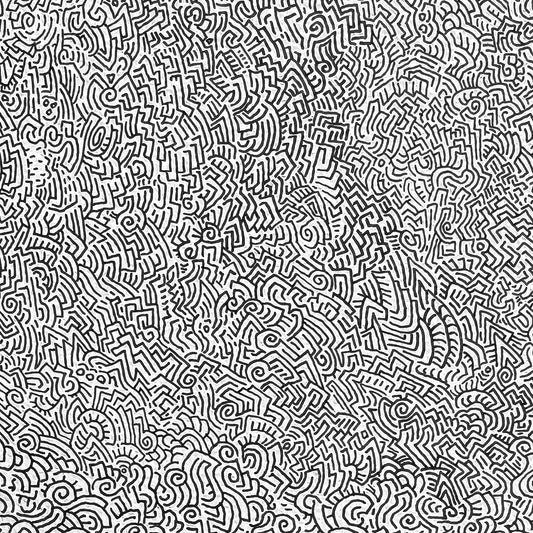 "Everythingy" • 27" x 27" Mixed Media • Original Artwork on Canvas