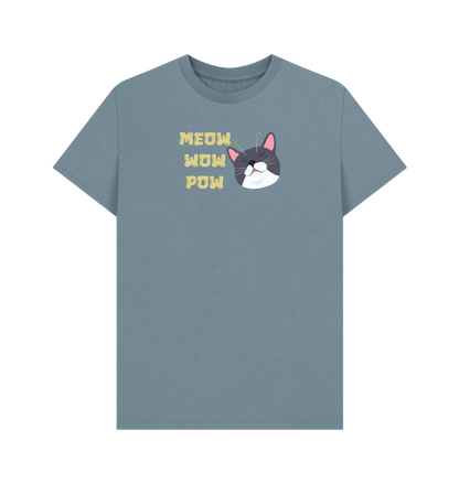 Stone Blue Printed T-shirt