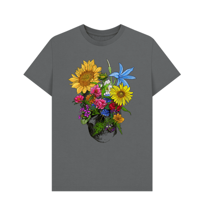 Slate Grey Printed T-shirt