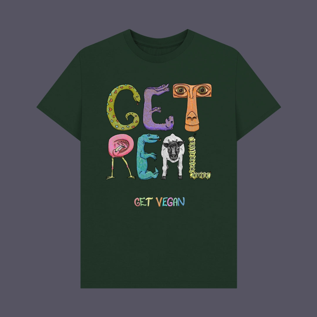 Get Real, Get Vegan Organic Tee