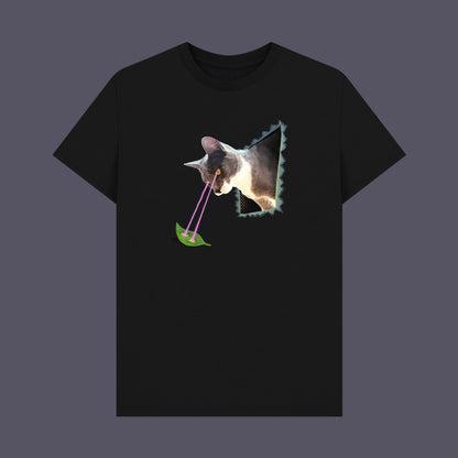 Inter-dimensional Meow Pow Organic Tee