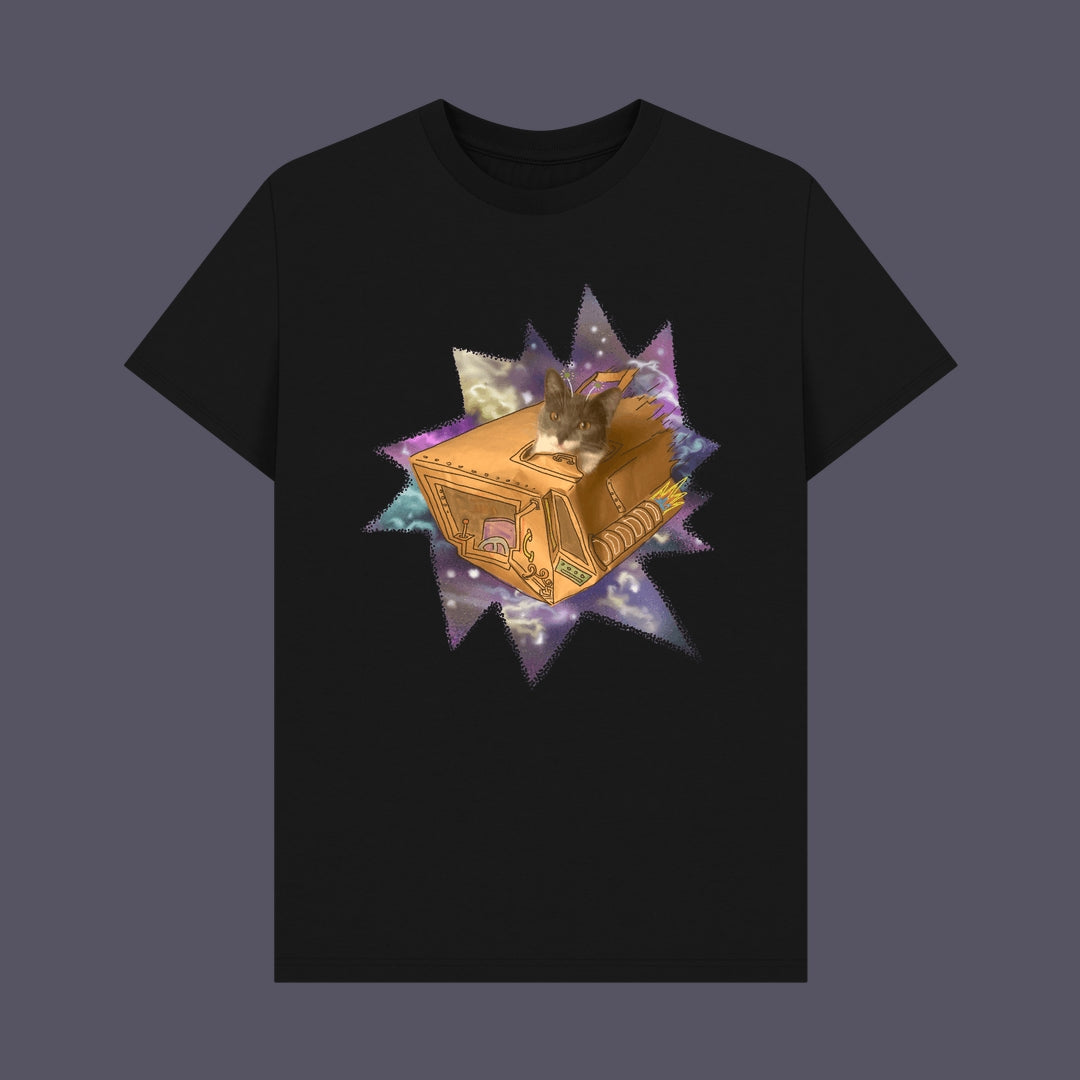 Meow Meow In Space Organic Tee