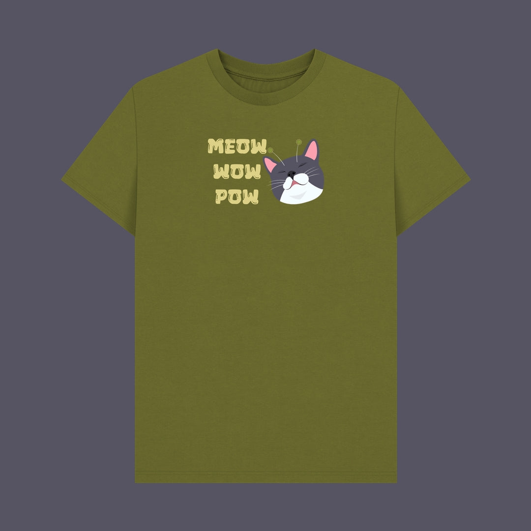 Meow Wow Pow Organic Tee