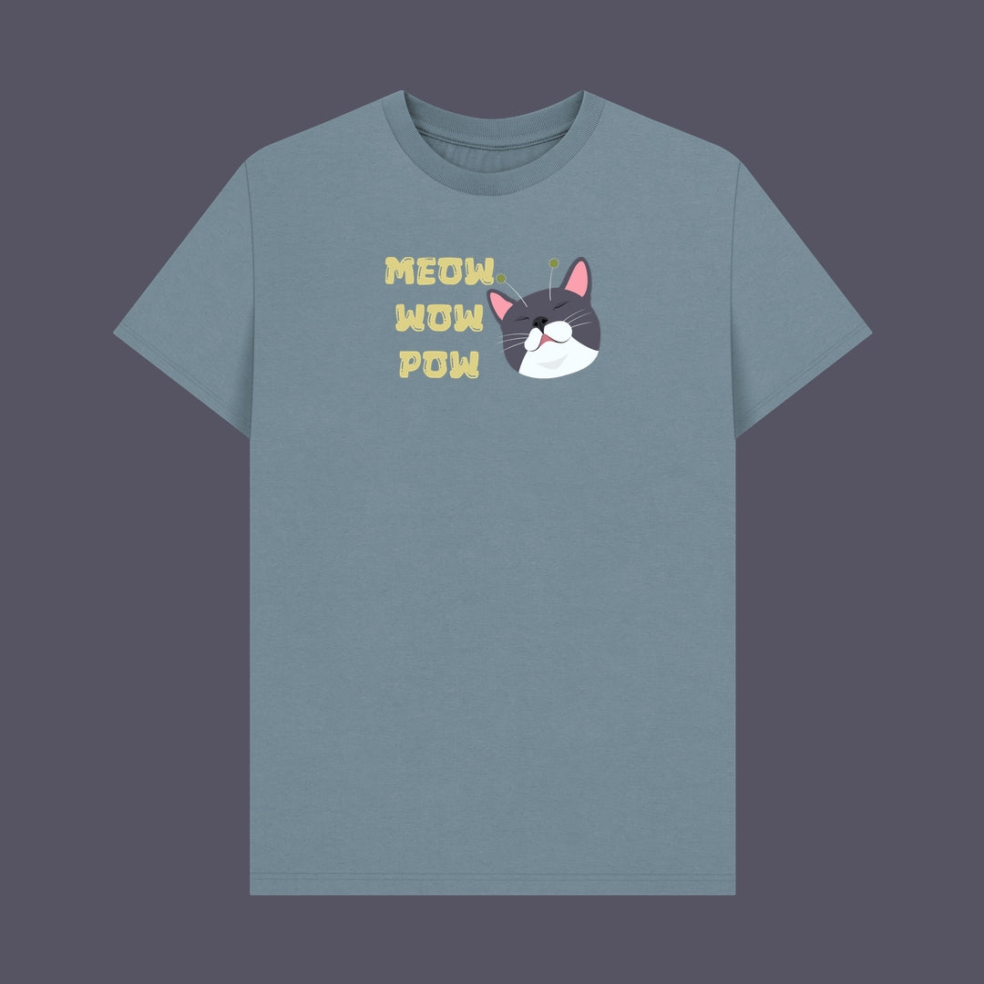 Meow Wow Pow Organic Tee