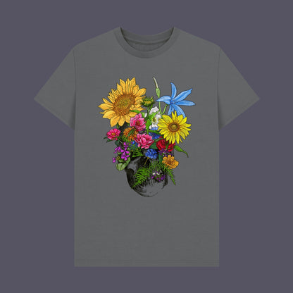 Skull Flowers Organic Tee