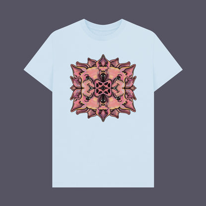 Trippy Pig Flower Organic Tee