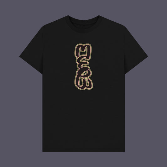 Vertical Meow Organic Tee